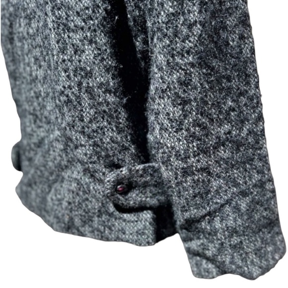 🌻VINTAGE Nan Duskin of Philadelphia Tweed Jacket with Rabbit Fur Trim Size M - Picture 9 of 11